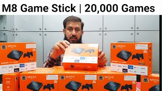 Android Game Stick Lite 20000 Games  M8pro Hdmi Game Stick 4K Plug and Play Review 💖👌 [upl. by Broddie]