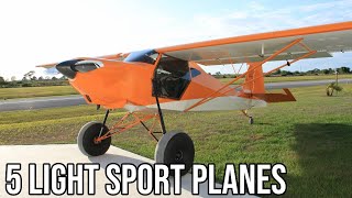 Top 5 Light Sport Aircraft In The World [upl. by Jovitta]