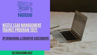 Nestle Lead Management Trainee Program 2021 Test PI Behavioral amp Cognitive Assessment [upl. by Emerald53]