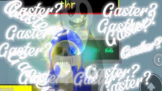 How to get gaster and gaster showcase Untitled sans battles [upl. by Ayisan]