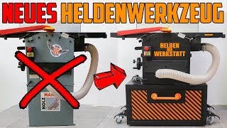 💣 Hobel 🔥 Umbau  NEUES HELDENWERKZEUG Holzmann HOB260 ABS Abricht und Dickenhobelmaschine [upl. by Cha275]