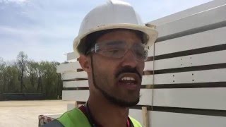 Trucking  How to Secure Steel Beams  LoShawn Parks [upl. by Eceinej]