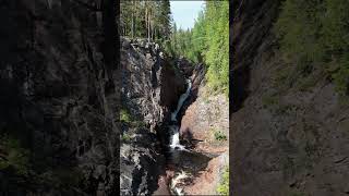 Waterfall in Sysslebäck  Värmland Sweden shorts [upl. by Debbra867]