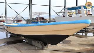 PRODUCTION OF FIBERGLASS BOATS [upl. by Brear]