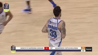 BASKET È gara a senso unico a Sassari la Virtus cede sul 9072  VIDEO [upl. by Isabeau]