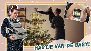 Het hartje van onze baby horen zwangerschapsshoot amp kerstboom optuigen 🎄  Vlog 475 [upl. by Vevina]