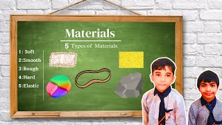 Materials for Kids  Grade1  Everyday Materials and Objects [upl. by Yras340]