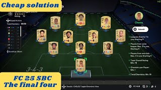 FC 25 FIFA 25  The final four SBC  Hybrid Nations  cheap solution [upl. by Remliw67]