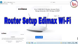 edimax wifi router setup  WiFi Router Configuration [upl. by Ddej]