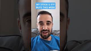 Buying 800 of Stock amp ETFs Week financialfreedom dividendinvestor schd dividendinvesting [upl. by Airamesor]