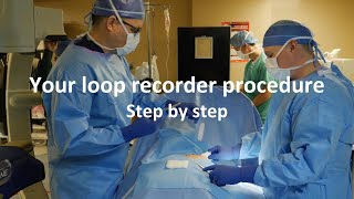 Getting an insertable cardiac monitor loop recorder Watch an implant procedure [upl. by Clute]