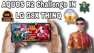 aquos r2 challenge in lg g8x thinq  pubg mobile 1vs1 room challenge 60fps vs 60fps😱 [upl. by Etem853]