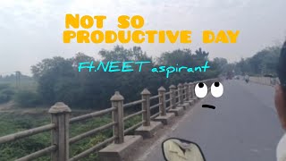 Not so productive day  STUDY VLOG  struggle of managing 2 tasks  neet2025 study motivation [upl. by Jeramie]