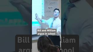 Bill and William argue in school violette1st funny memes violette viralvideo duet comedy [upl. by Ametaf]