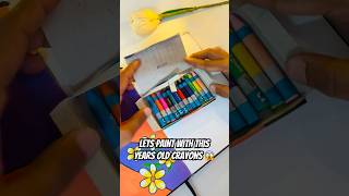 Crayon drawing😱😱artsupplies art drawing landscapedrawing crayondrawing painting viralartist [upl. by Eisnil]