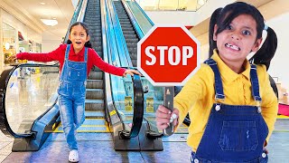 Andrea amp Ellie’s Big Mall Adventure Learn Mall Safety Rules amp Lessons for Kids [upl. by Asetal576]