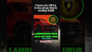 urus sales going uuuuuuuuuupppppp automobile urus lamborghini carsales 2024 [upl. by Freemon]