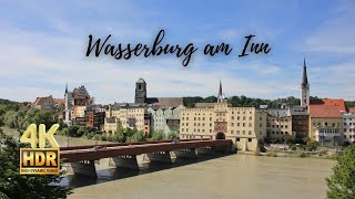 Wasserburg am Inn Germany Walking Tour  Exploring the Charming Town Streets  4K HDR [upl. by Oruhtra]