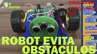 🤖🤖🤖20 ROBOT EVITA OBSTACULOS paso a paso [upl. by Dulcie707]