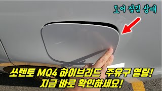 도어가 잠겼는데 주유구가 열린다 쏘렌토 MQ4 하이브리드 주유구 열림 결함 지금 바로 차로 달려가서 확인해보세요 [upl. by Attekal]