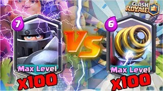 100 KIVILCIM vs 100 MEGA ŞOVALYE  HANGİSİ GÜÇLÜ   Clash Royale [upl. by Salisbury]