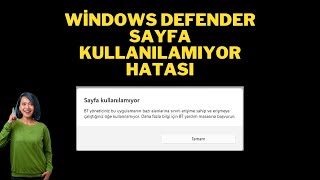 WİNDOWS DEFENDER SAYFA KULLANILAMIYOR HATASI KESİN ÇÖZÜM [upl. by Arak]