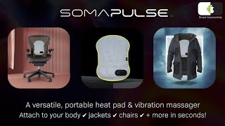 Now on Kickstarter Heat Pad amp Vibration Massager Attach Anywhere [upl. by Clarine]