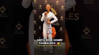 ANITA ROSE GOMEZ is Miss Universe Philippines Zambales 2024 muph2024 [upl. by Ruelu]