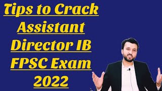 How to crack AD IB Screening Test  FPSC One Paper 2022 [upl. by Collen]