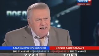 Russian politics Duel talk show Zhirinovsky vs Raihelgauz Gorbachev English subs [upl. by Atirehc28]