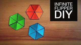 DIY Origami Hexaflexagon  How to make Hexaflexagon  Infinite Flipper  Anushrees Craft TV [upl. by Cykana]