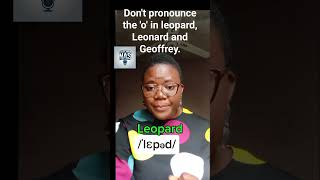 Dont pronounce the o in leopard Leonard and Geoffreylearnenglish IELTS nas trendingreels [upl. by Bolan]