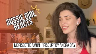 MORISSETTE Amon  “RISE UP” by Andra Day REACTION [upl. by Tongue]