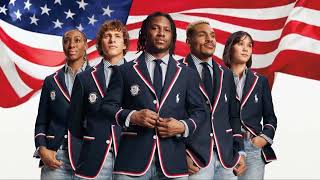 Team USA’s new Olympic uniforms revealed July 18th 2024 [upl. by Nnylyram]