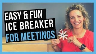 Fun Icebreakers for Meetings TEAM BONDING ACTIVITIES FOR WORK [upl. by Hedi122]