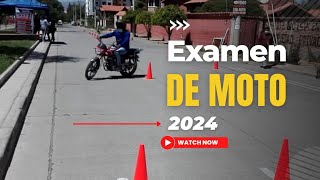 EXAMEN completo de MOTO actualizado en CochabambaBolivia [upl. by Nodababus]