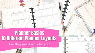 How to Plan 10 Different Planner Layout Options  Planner Basics  The Happy Planner [upl. by Aramoj]