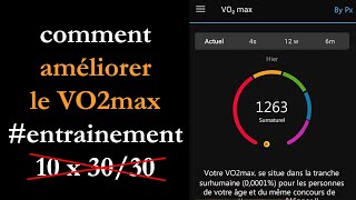 Comment améliorer son VO2max par lentrainement pas en fractionné 10 x 3030 [upl. by Tima908]