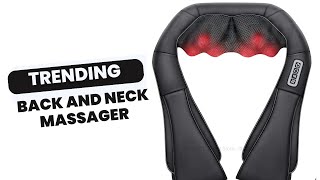 Trending Back and Neck Massager Versatile neck and back massager Can be used at home or on the go [upl. by Carol-Jean]