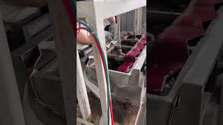 Glazed red long roof crest tile manufacturing process [upl. by Abagael205]