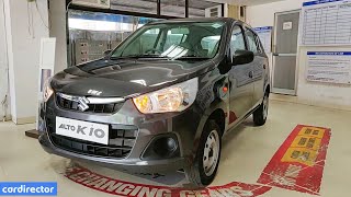 Maruti Suzuki Alto K10 CNG 2019  New AltoK10 2019 Features  Interior amp Exterior  Reallife Review [upl. by Otsedom401]