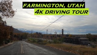 Farmington Utah  4k Driving Tour  Dashcam [upl. by Ananna]