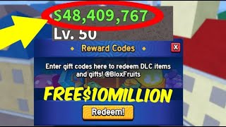 NEW MONEY CODES BLOX FRUITS ROBLOX [upl. by Lauhsoj]