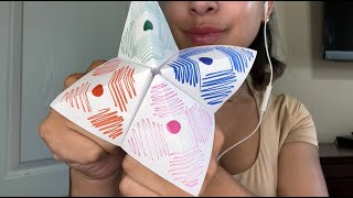 ASMR Fortune teller chooses your tingles🔮BrushingHands amp Mouth soundsTrigger wordsWater triggers [upl. by Doone]