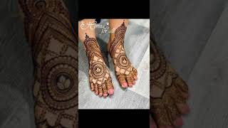 Beautiful Pairon Ki Mehandi design ❤😚🌹😘 [upl. by Nylhtiak462]