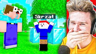 BOGATY SKRZAT TROLL na WIDZU 🤑  Minecraft Extreme [upl. by Tenej]