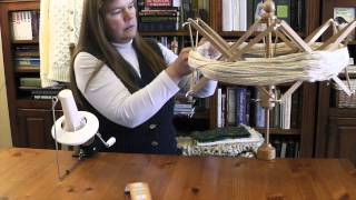 Winding Yarn Using a Swift and Ball Winder [upl. by Cloe]