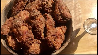 AILES DE POULET CROUSTILLANTSCRISPY CHICKEN WINGS RECETTE GOURMANDE  Nono au Fourneau [upl. by Noraed]