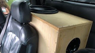 SINGLE SUB SETUP IN A TRUCK  UNDER 1000 CAR AUDIO SYSTEM [upl. by Yerfdog]