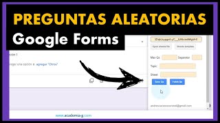 ✅ Hacer Exámenes con PREGUNTAS ALEATORIAS en Google Forms 2024 🚀 Tutorial de GOOGLE FORMS [upl. by Richer]